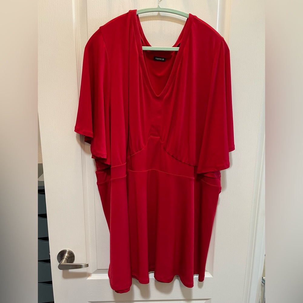 TORRID Red Women's Blouse Size 6
